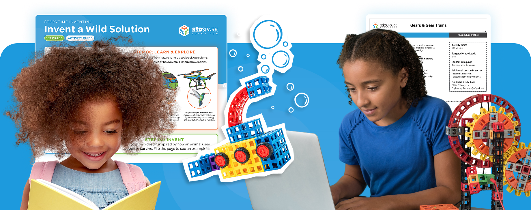 about us: award-winning online stem education for kids... Kid Spark Education